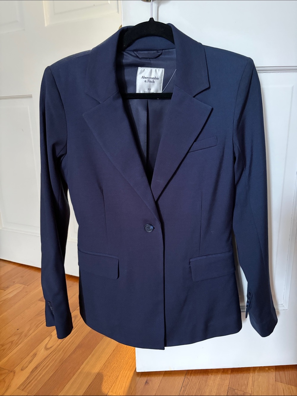 Abercrombie & Fitch Navy Single-Button Women's Blazer